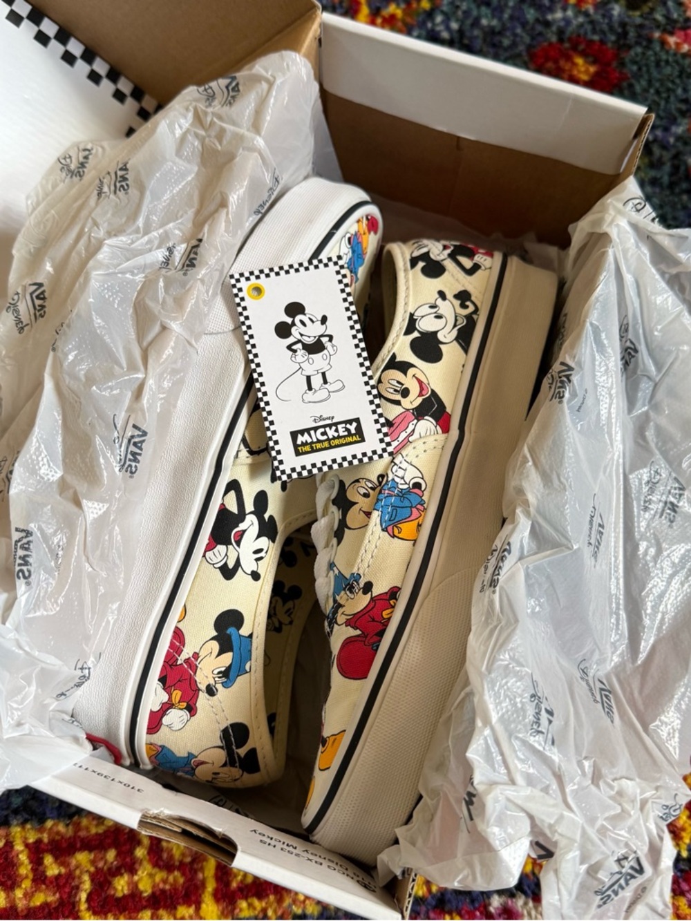 Rare Vans x Mickeys 90th birthday authentics Disney - Picture 13 of 13